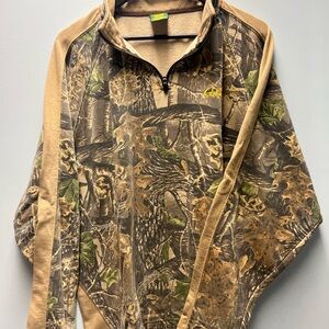 Cabela's Brown Zip Up Sweater for Hunting